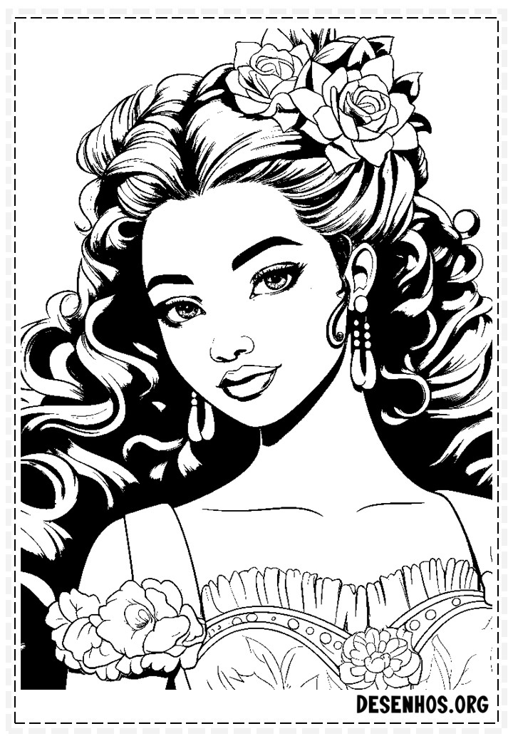 Desenhos da Barbie 46