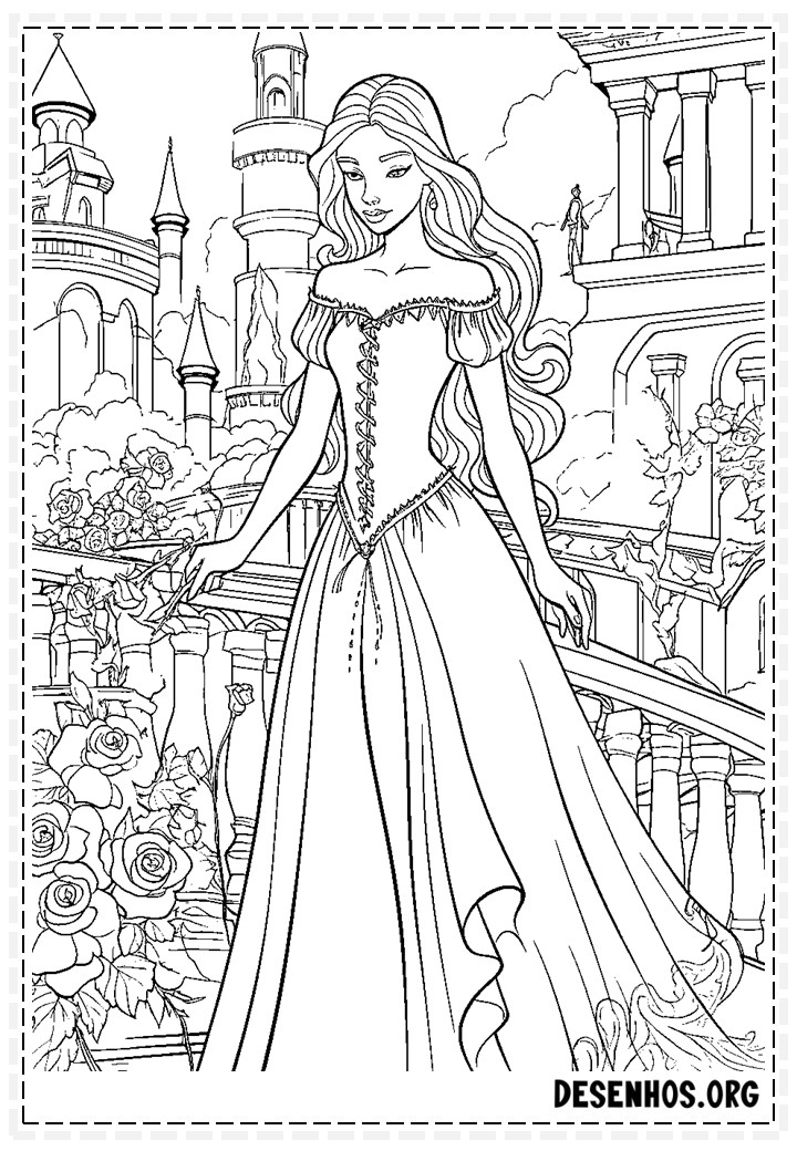 Desenhos da Barbie 80