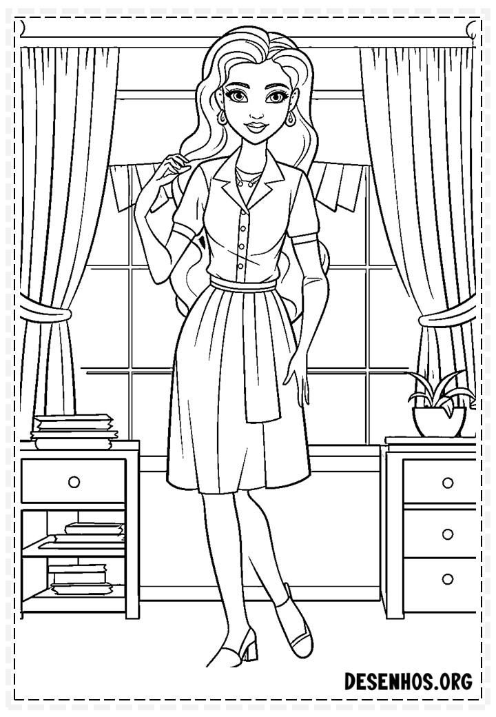 Desenhos da Barbie 87