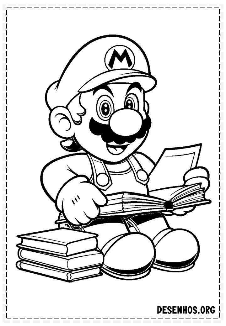 desenhos do mario bros 16 desenhos do mario bros 16