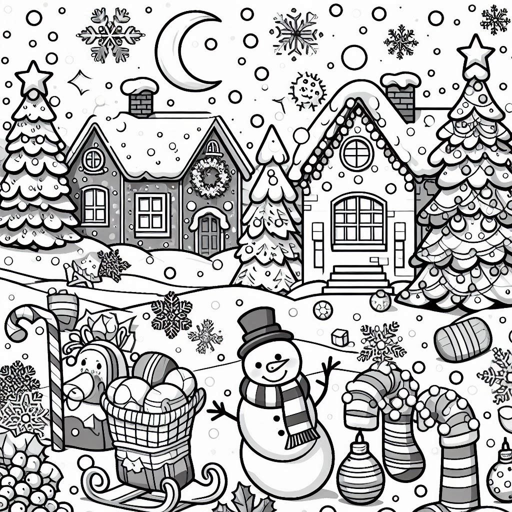 desenho de natal para colorir 16