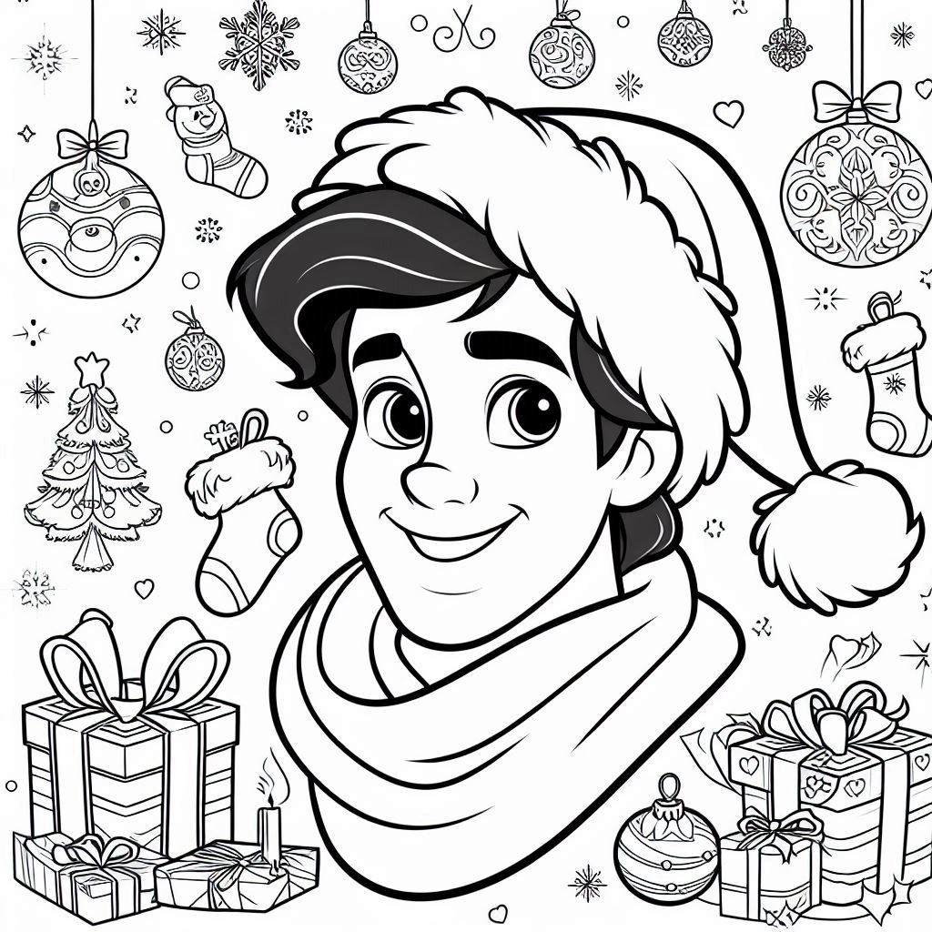 desenho de natal para colorir 3