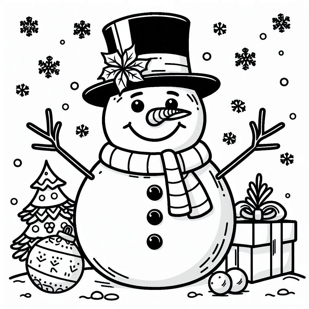 desenho de natal para colorir 47