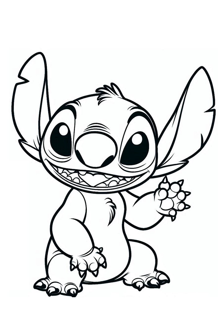 desenhos do stitch para colorear 12