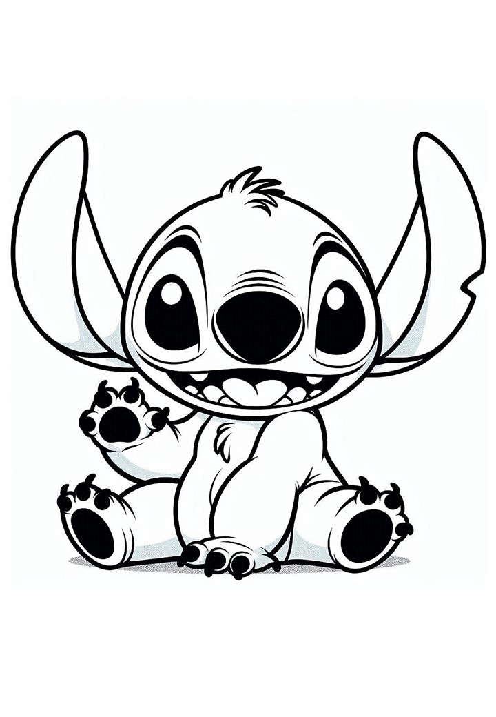 desenhos do stitch para colorear 3