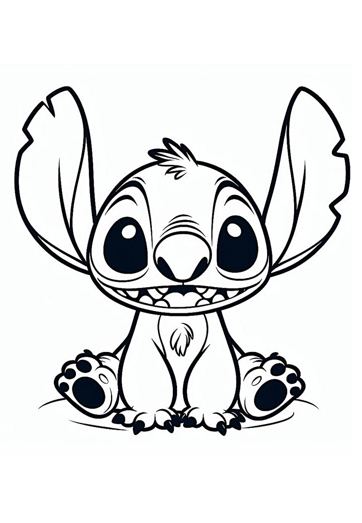 desenhos do stitch para colorear 4 desenhos do stitch para colorear 4
