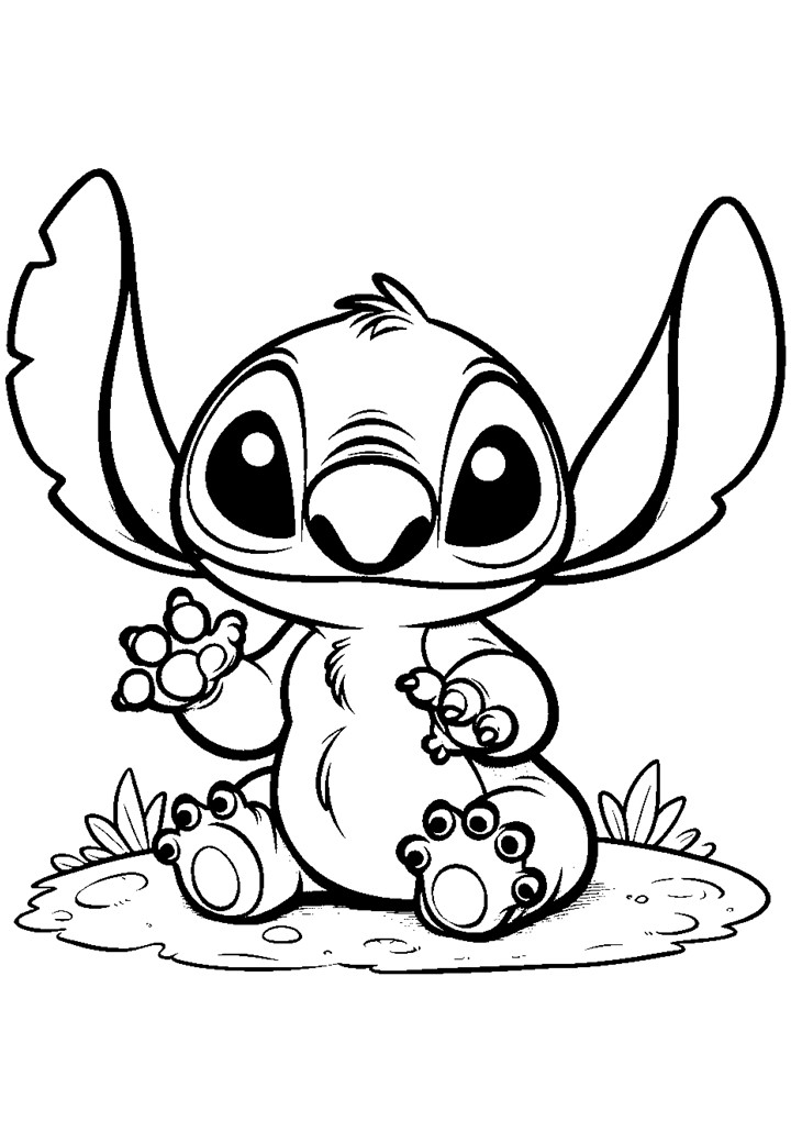 desenhos do stitch para colorear 40
