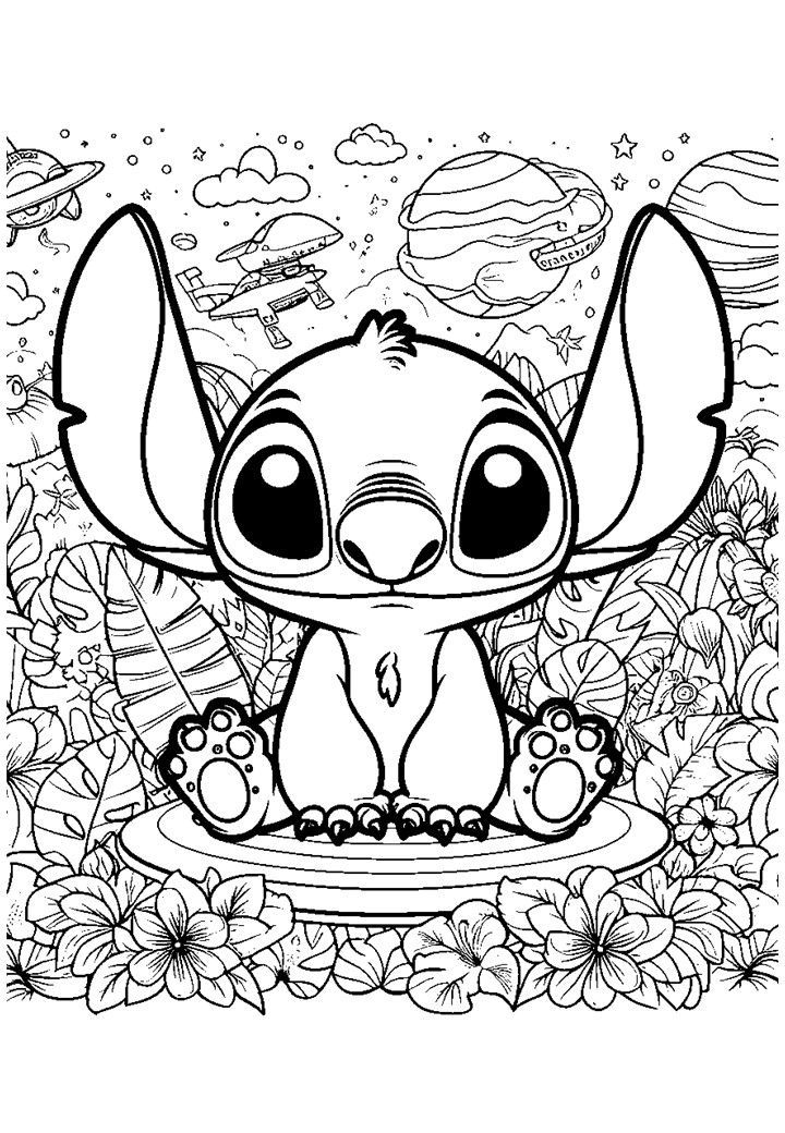 desenhos do stitch para colorear 42
