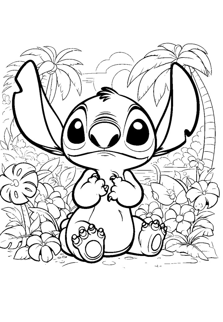 desenhos do stitch para colorear 46