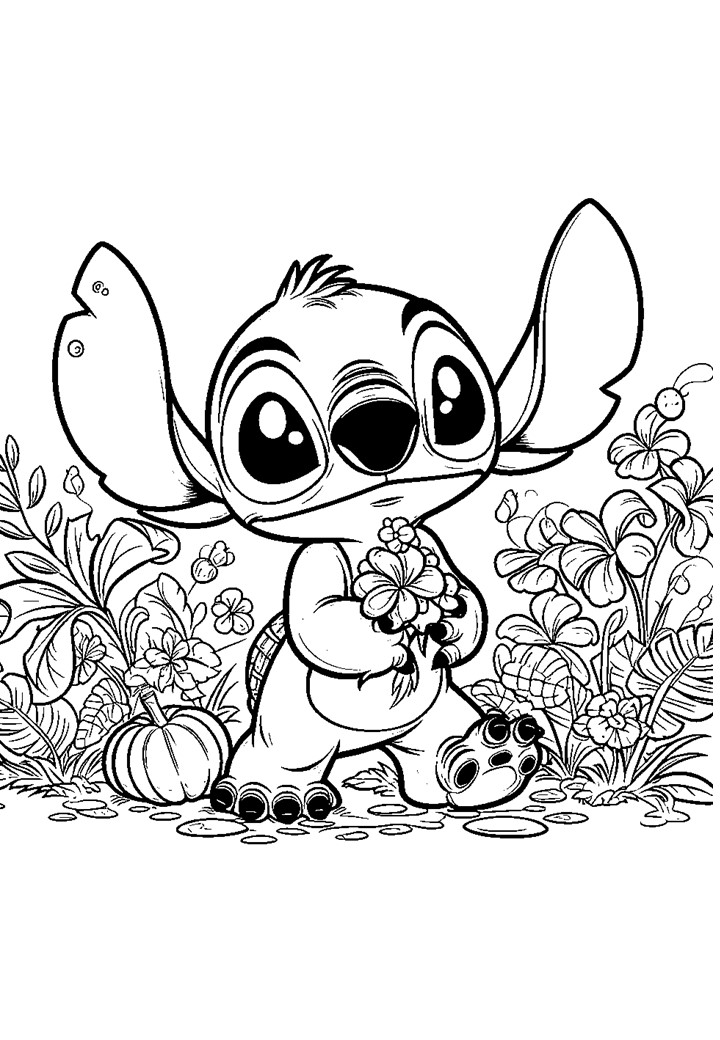 desenhos do stitch para colorear 50