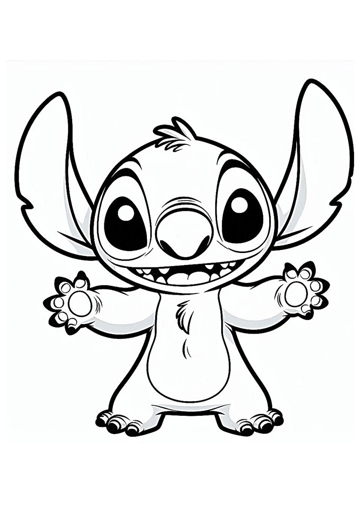 desenhos do stitch para colorear 9