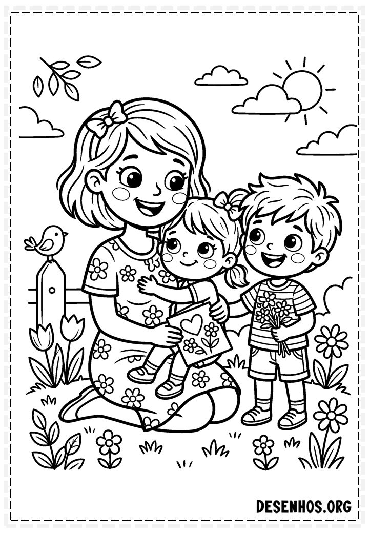 desenho de dia das maes 1