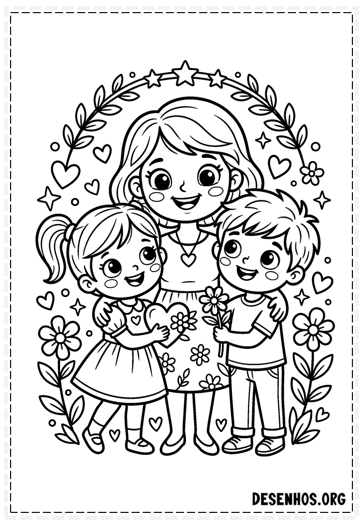 desenho de dia das maes 2