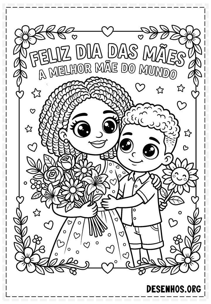 desenho de dia das maes 22