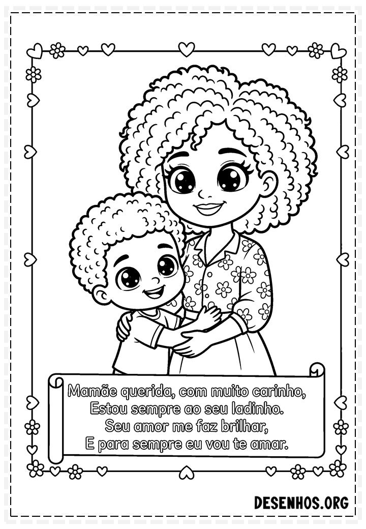 desenho de dia das maes 25