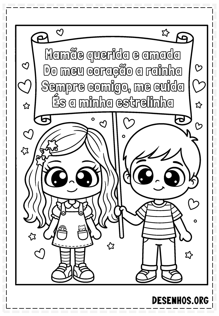 desenho de dia das maes 34