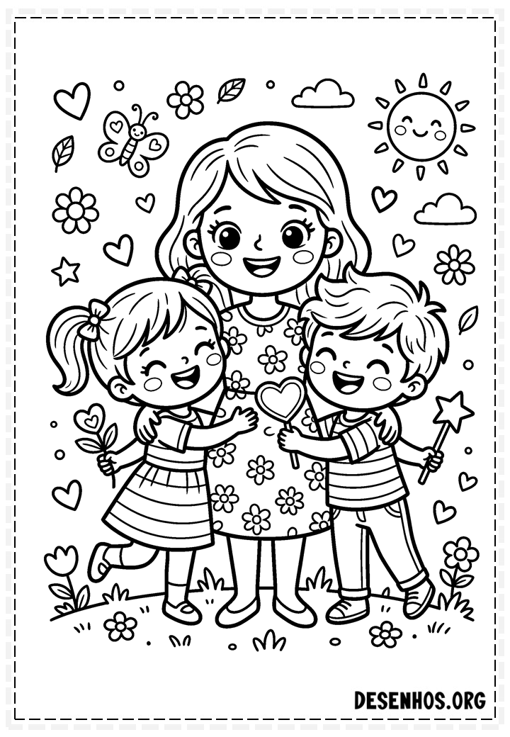 desenho de dia das maes 6