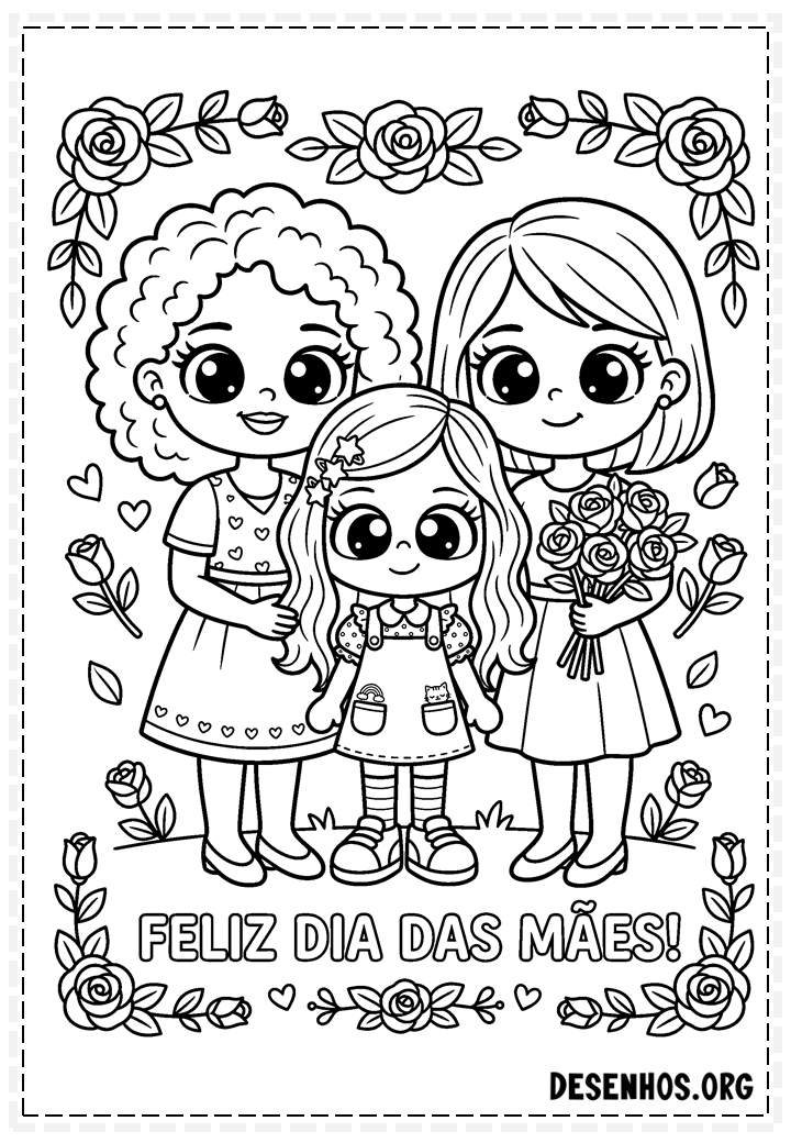 desenho de dia das maes 9