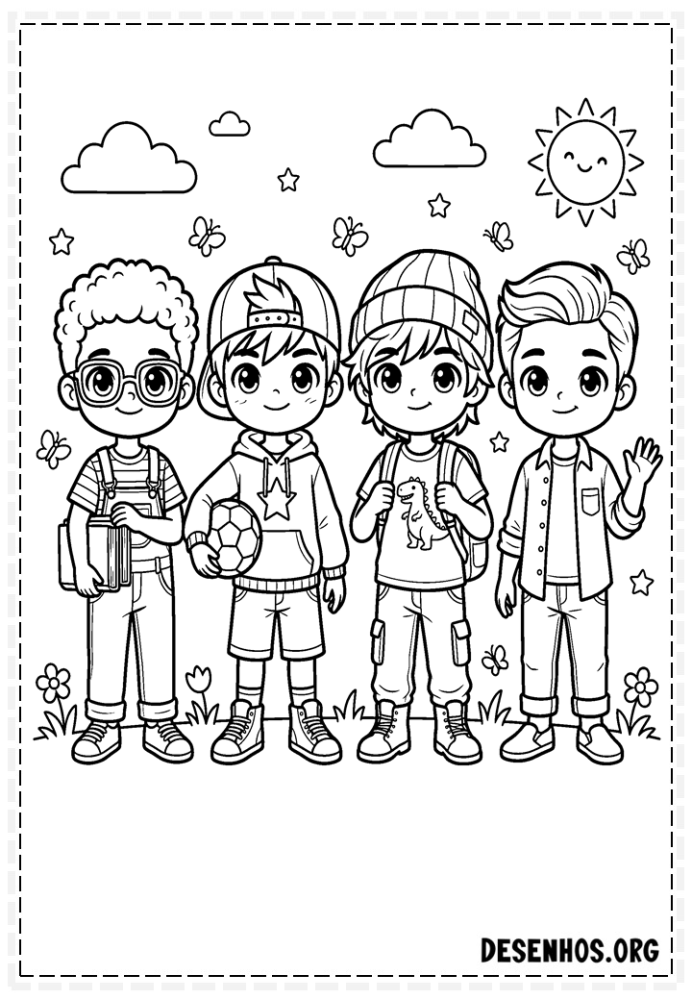 desenhos chibi para colorir 26