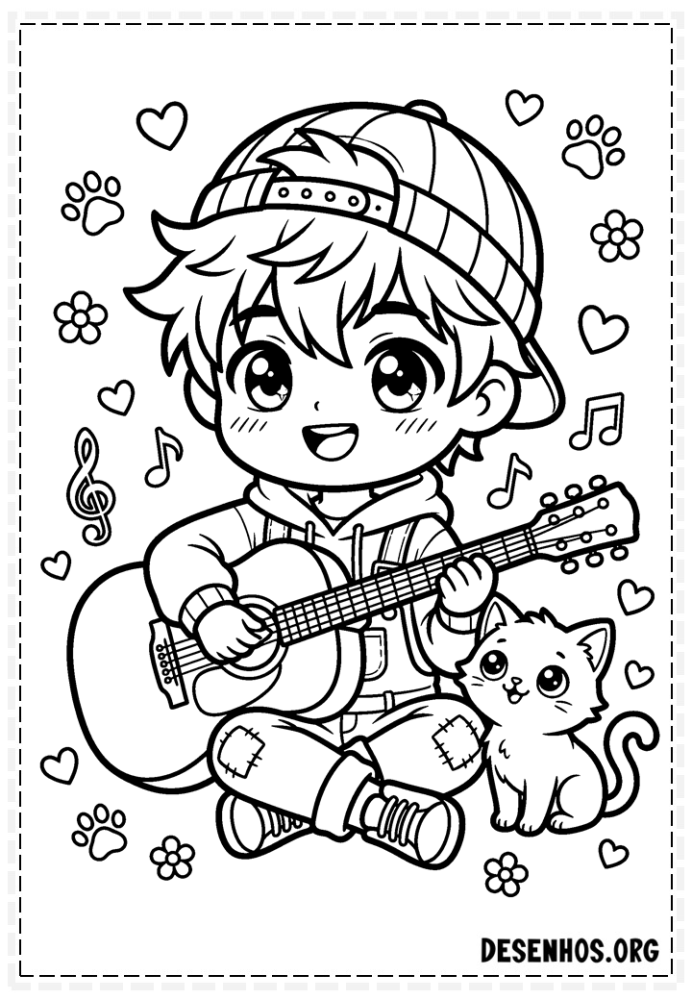 desenhos chibi para colorir 48