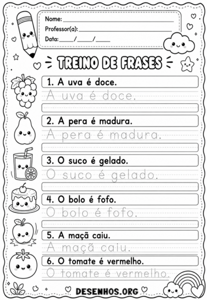 atividades de caligrafia com frases para imprimir6