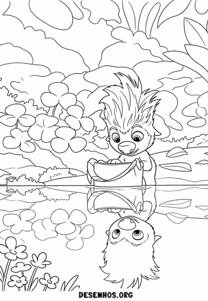 desenhos como magica para colorir 11