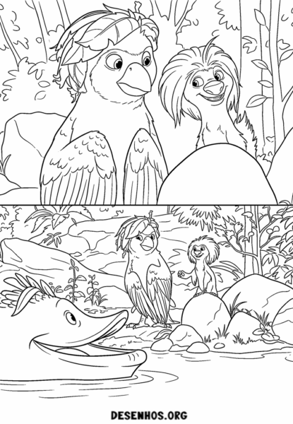 desenhos como magica para colorir 7