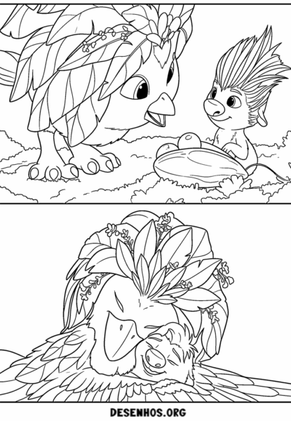 desenhos como magica para colorir 8