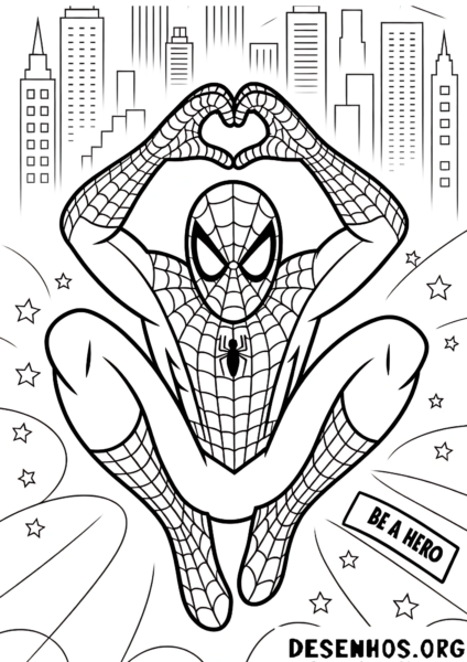 desenhos-do-Homem-Aranha-para-imprimir 20