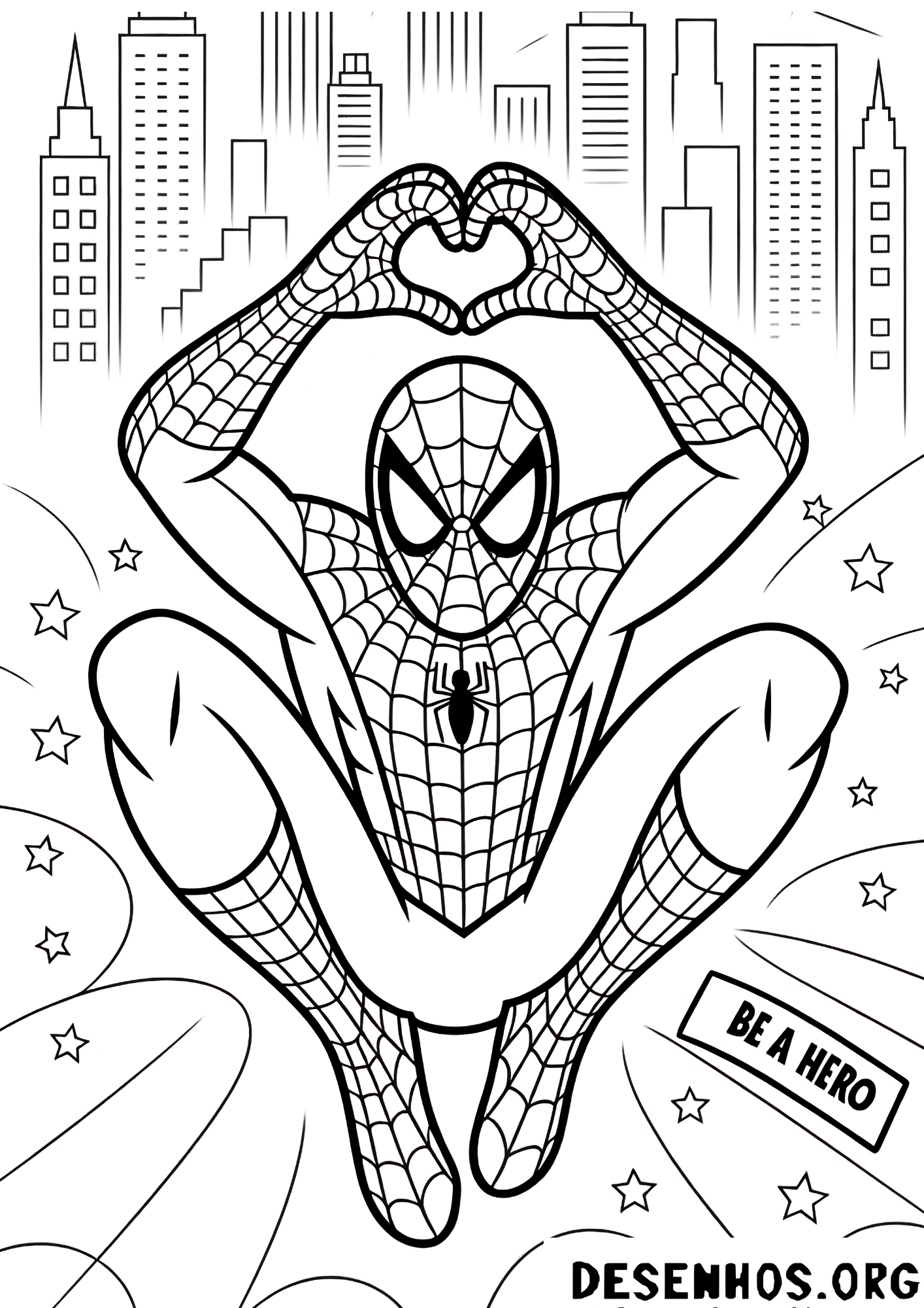 50 desenhos do Homem-Aranha para imprimir 50 desenhos do Homem-Aranha para imprimir