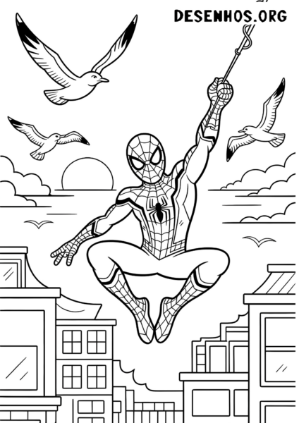 desenhos-do-Homem-Aranha-para-imprimir 22