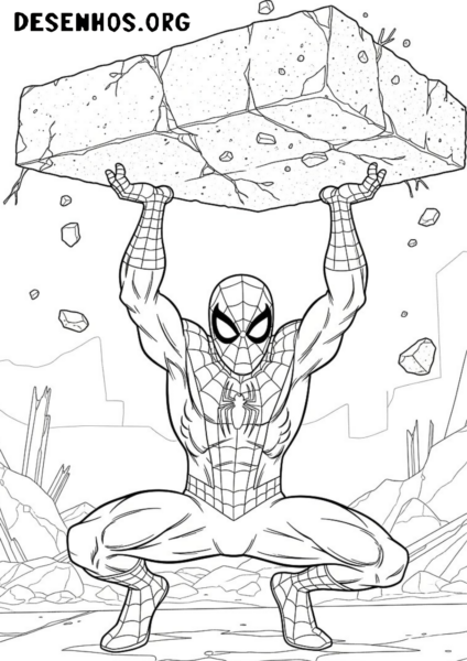 desenhos-do-Homem-Aranha-para-imprimir 29