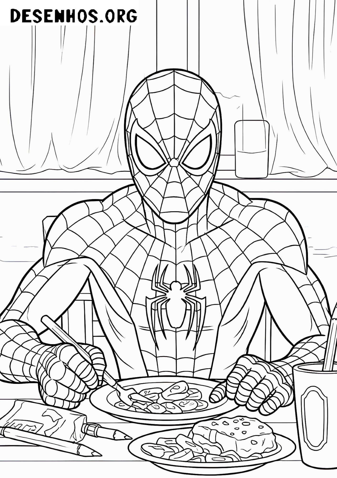 50 desenhos do Homem-Aranha para imprimir 50 desenhos do Homem-Aranha para imprimir