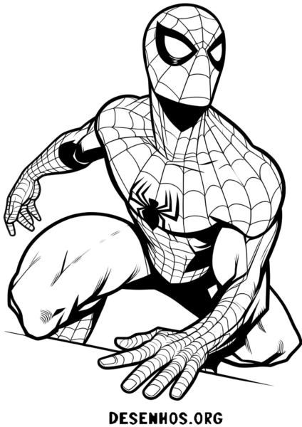 desenhos-do-Homem-Aranha-para-imprimir 46