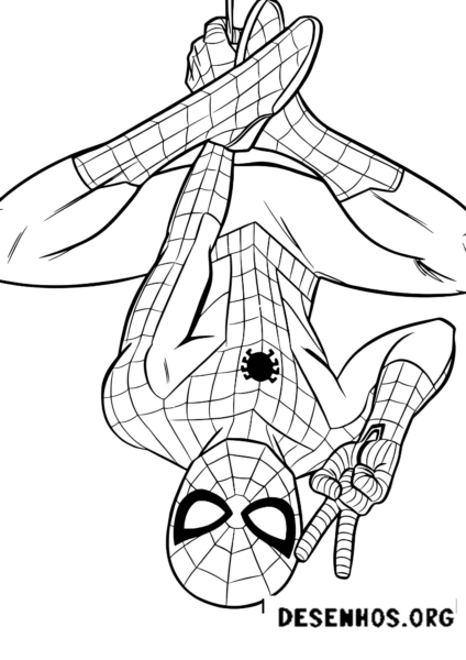 desenhos-do-Homem-Aranha-para-imprimir 51